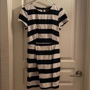 Black and white dress